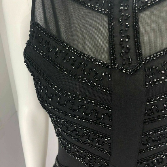 Fashion Wave Women's Size 8 Black Bodycon Dress - Picture 5 of 7